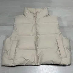 ザラ クロップド ダウン ベスト XL