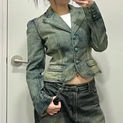 ヴィンテージ ラルフローレン デニム ブレーザー ジャケット