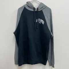UNDER ARMOUR パーカー バイカラー グレー/ブラック ラグラン【メンズL】