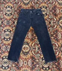 usa ヴィンテージ リーバイス 501 ブラック デニム 34 (32 33 オススメ) (537)