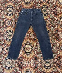 usa ヴィンテージ リーバイス 501 ブラック デニム 32 (30 31 オススメ) (538)