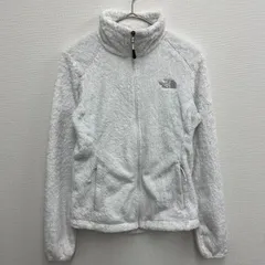 THE NORTH FACE フリースジャケット 刺繍ロゴ ホワイト 爽やか 小さいサイズ【レディースXS】