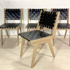 展示品 ★４脚セット★ ASPLUND | ハーム サイドチェア HARM SIDE CHAIR ブラック レザー 本革 リゾルティール