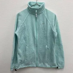 Columbia フリースジャケット ミントグリーン フルジップ 刺繍ロゴ かわいい【レディースS】