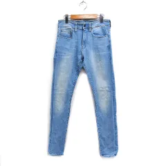 ジースターロウ G-Star RAW デニム ジーンズ スリム ストレッチ パンツ 色あせ加工 28 ライトブルー /FT9