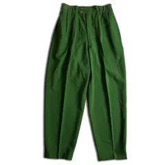 【80s】COMME des GARCONS HOMME PLUS ツータックスラックス M グリーン アーカイブ コムデギャルソンオムプリュス 2000000022383