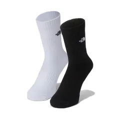 [THE NORTH FACE（ザ・ノース・フェイス）] TNF ロゴ 2P クルー TNFブラック×TNFホワイト(KW) L