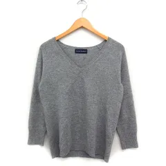 ジャーナルスタンダード JOURNAL STANDARD カシミヤ Vネック ニット セーター 長袖 無地 グレー 灰 /FT19