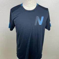 New Balance ニューバランス 半袖 Tシャツ ネイビー M スポーツ ランニング トレーニング20260115-0013