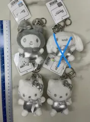 サンリオ シルバー ぬいぐるみ キーホルダー (ハローキティ/マイメロディ)