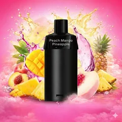 【MOSMO 専用 POD StormX 付け替え 電子シーシャ】PEACH MANGO PINEAPPLE（ピーチ、マンゴー、パインアップル）