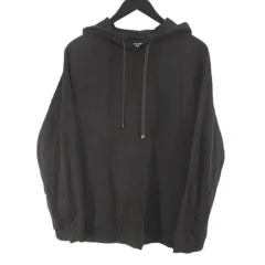 コムサコミューン COMME CA COMMUNE 長袖 カットソー ロンT パーカー M 茶系 ブラウン 日本製 無地