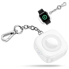 【送料無料】Apple Watch ワイヤレス充電器 [Apple MFi 認証] アップルウォッチ純正磁気充電器 iWatch 1000mAh 容量 Power Bank 持ち運び便利 Portable Magnetic Charging  9380def3