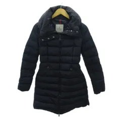 モンクレール MONCLER FLAMMETTE GIUBBOTTO フラメッテ ダウンコート ナイロン ロング丈 0 紺 ネイビー B20934993105 1210