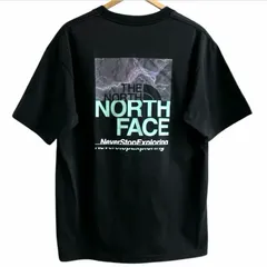 THE NORTH FACE ザ・ノースフェイス  ショートスリーブハーフスウィッチングロゴティー S/S Half Switching Logo Tee  NT32338  黒 ブラック アウトドア カットソー メンズ XL