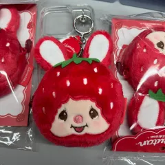 モンチッチ キーホルダー チムタン 限定 いちご キャラクター ポーチ キーホルダー ぬいぐるみ 新品
