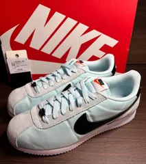 ナイキ ウィメンズ コルテッツ テキスタイル グレイシャーブルー ブラック　ほぼ未使用　size28.0㎝