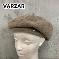 VARZAR バザール ベレー帽 ウール スタッド ロゴ キャップ 帽子 スタッズ ゴールド金具 シンプル カジュアル ストリート ファッション 韓国 ブランド K-POP アイドル 着用 人気モデル ★ ◇■