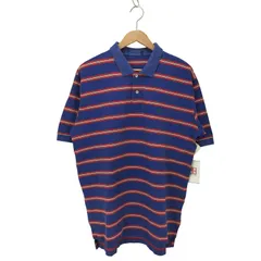ポロバイラルフローレン Polo by RALPH LAUREN ポニーロゴ ボーダー ポロシャツ メンズ import：M 