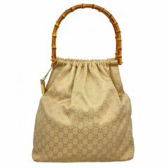 グッチ(Gucci) グッチ ハンドバッグ GGキャンバス バンブー 92709 キャンバス ベージュ レディース