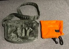 Porter 吉田ポーター ALL NEW タンカー スリングバッグ W zip セージグリーン