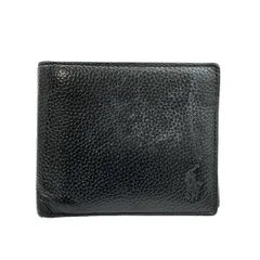 POLObyRalphLauren(ポロラルフローレン) 2つ折り財布 - 黒 レザー