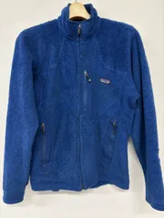 パタゴニア patagonia POLARTEC フリースジャケット メンズS ブルー ジップアップ アウトドア 古着