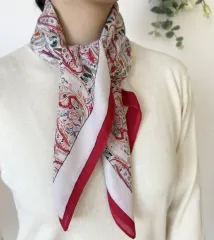 ウール混ブレンド スカーフ