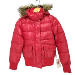 ユニクロ UNIQLO 00s OLD Y2K プレミアム ファー ダウンジャケット レディース JPN：S 