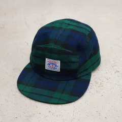DESCENDANT ディセンダント チェック キャップ 帽子 緑 609P♪