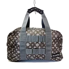 Daily russet(デイリーラシット) ボストンバッグ美品  - ダークグレー×ライトグレー 本体ロックなし/columbiaコラボ