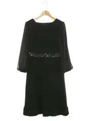 トッカ OPTOHS0001 ワンピース 0 ブラック レース パフスリーブ ITXVI1AJN9IO