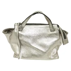 GIANNICHIARINI(ジャンニキャリーニ/ジャンニキアリーニ) ハンドバッグ - ピンクシルバー レザー