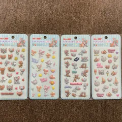【 トム＆ジェリー 】PUKUPUKU SEAL  トムジェリ トムとジェリー タフィー TJ ぷっくり ぷくぷく ぽっこり ふっくら うるちゅる つるつる ちゅるちゅる ちゅるん 3Dシール 立体シール ぷくぷくシール ステッカー シール 立体 3D