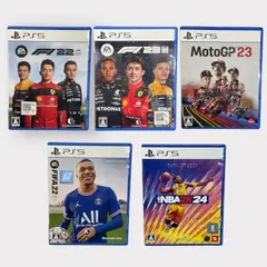 【ゲーム】PS5 ソフト5本まとめ売り / F1 22 / F1 23 / MotoGP23 / FIFA22 / NBA2K24 / セット販売 スポーツゲーム ゲームソフト 動作未確認