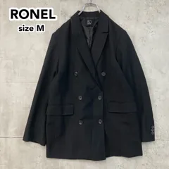RONEL ロネル ブージュルード ツイルテーラードジャケット 38 M ベージュ 裏地ストライプ ビジネス オフィス カジュアル きれいめ アウター 9650-602-0008 ★ ■◇のサムネイル