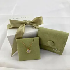 Van Cleef & Arpels(ヴァン クリーフ＆アーペル)　スウィートアルハンブラネックレス　マザーオブパール　Au750（YG）　2.9g　ゴールド