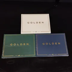 【D2639】ジョングク　BTS  'GOLDEN' 3形態セット　シュリンク付き