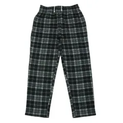 シェフパンツ cookman Chef Pants クックマン チェック シェフパンツ イージー パンツ ブラック系 ホワイト系 M【中古】