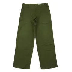 YAECA ヤエカ LIKE WEAR BAKER PANTS ベイカー パンツ コットン グリーン系 OLIVE L【中古】