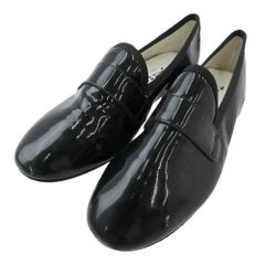 repetto レペット エナメル ドレスシューズ ローファー ブラック系 36【中古】
