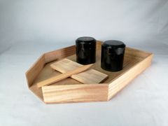 茶道具】茶葉漏斗セット(詰茶入、ヘラ、小板) 口切 開炉 その他997