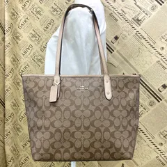 コーチ トート ショルダーバッグ シグネチャー A4 ビジネス 旅行 GA84