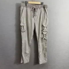 REPLAY Essential リプレイ エッセンシャル カーゴ パンツ ミリタリー ストレッチ イージー ガーメントダイ グレー系 W31 L28 A490のサムネイル