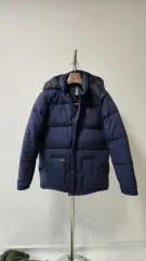 ポロラルフローレン ネイビー フード ダウン xl (18-20)