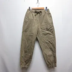 ユニクロ UNIQLO U ワイドフィット ジョガー パンツ S ベージュ ユニクロユー