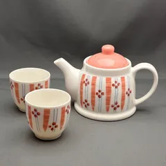 美濃焼小梅柄ポット茶器セット