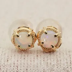 アガット オパール ピアス agete K10/25-2775