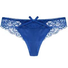 ブラジリアンショーツ Tバック レディース 綿混 レース 透ける ハーフバック リボン ストレッチ かわいい セクシー コットン タンガ ソング パンティ 下着 6807