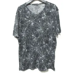 良品 LAD MUSICIAN ラッドミュージシャン 蜘蛛の巣 ギター プリント Tシャツ カットソー 2112-716 サイズ42 ブラック メンズ レディース 古着 中古 USEDのサムネイル